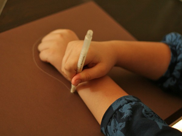 Drawing a turkey head Drawing a turkey head