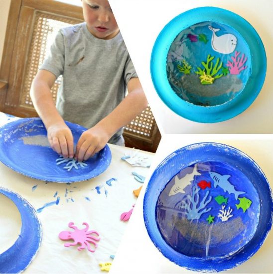 Explore the Sea With a Paper Plate Aquarium, …